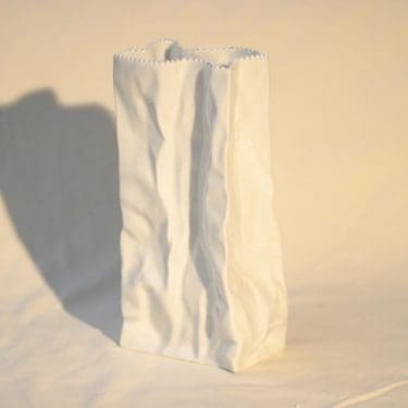 Rosenthal Paperipussi maljakko, suunnittelija Tapio Wirkkala, iso