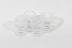 Iittala Kekkerit lasit, 10 cl, 4 kpl, suunnittelija Timo Sarpaneva, 10 cl, pieni