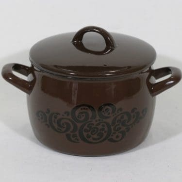 Finel Orient kattila, 2 l, suunnittelija Raija Uosikkinen, 2 l, serikuva, retro