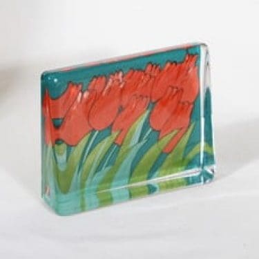 Iittala lasikortti, Tulppaanit, suunnittelija Heljä Liukko-Sundström, Tulppaanit, suuri, serikuva