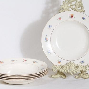 Arabia Sirkka plates, 6 pcs, silk screening