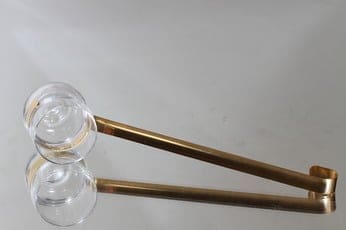 Iittala Paula kauha, 14 cl, suunnittelija Jorma Vennola, 14 cl, metallikahva