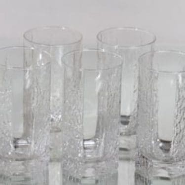 Iittala Kalinka lasit, 40 cl, 5 kpl, suunnittelija Timo Sarpaneva, 40 cl