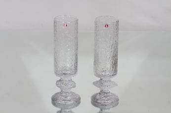 Iittala Senaattori kuohuviinilasit, 18 cl, 2 kpl, suunnittelija Timo Sarpaneva, 18 cl