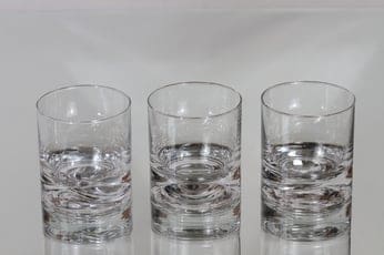 Nuutajärvi Full moon viskilasit, 22 cl, 3 kpl, suunnittelija Oiva Toikka, 22 cl