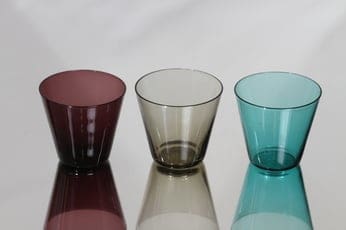 Nuutajärvi Kartio lasit, 10 cl, 3 kpl, suunnittelija Kaj Franck, 10 cl