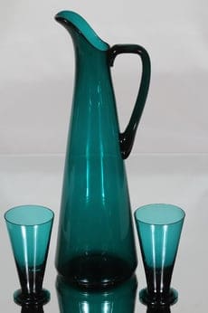 Riihimäen lasi T/335 kaadin, 1.25 l, 2 kpl, suunnittelija Nanny Still, 1.25 l