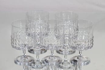 Riihimäen lasi Grappo punaviinilasit, 30 cl, 5 kpl, suunnittelija Nanny Still, 30 cl