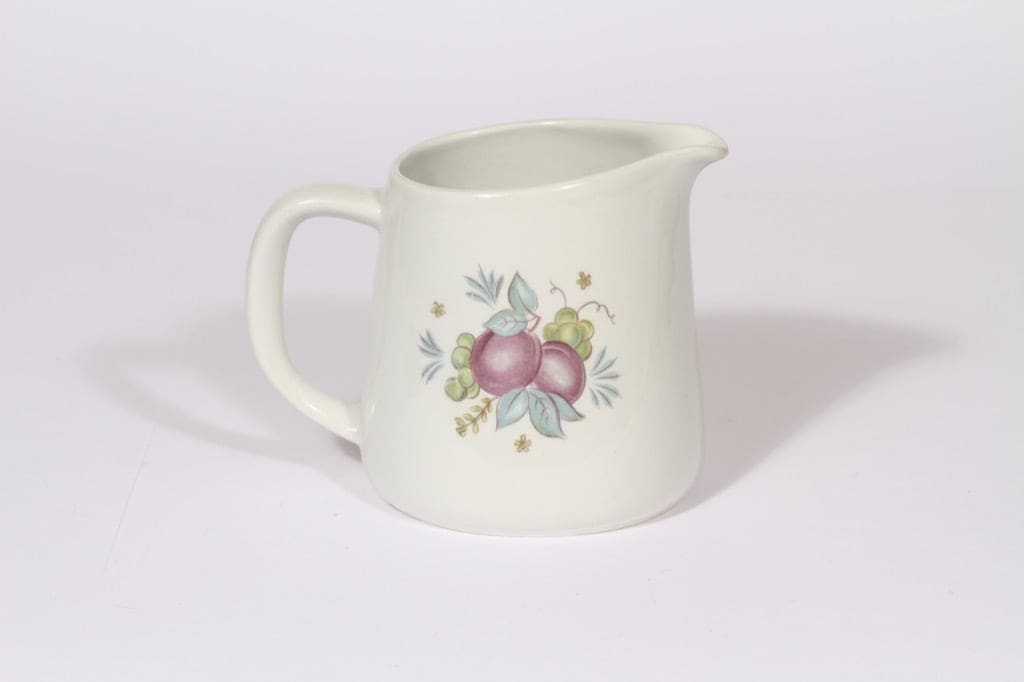 Arabia Sylvi jug, 0.75 l, designer Kaarina Aho, silk screening, flower theme