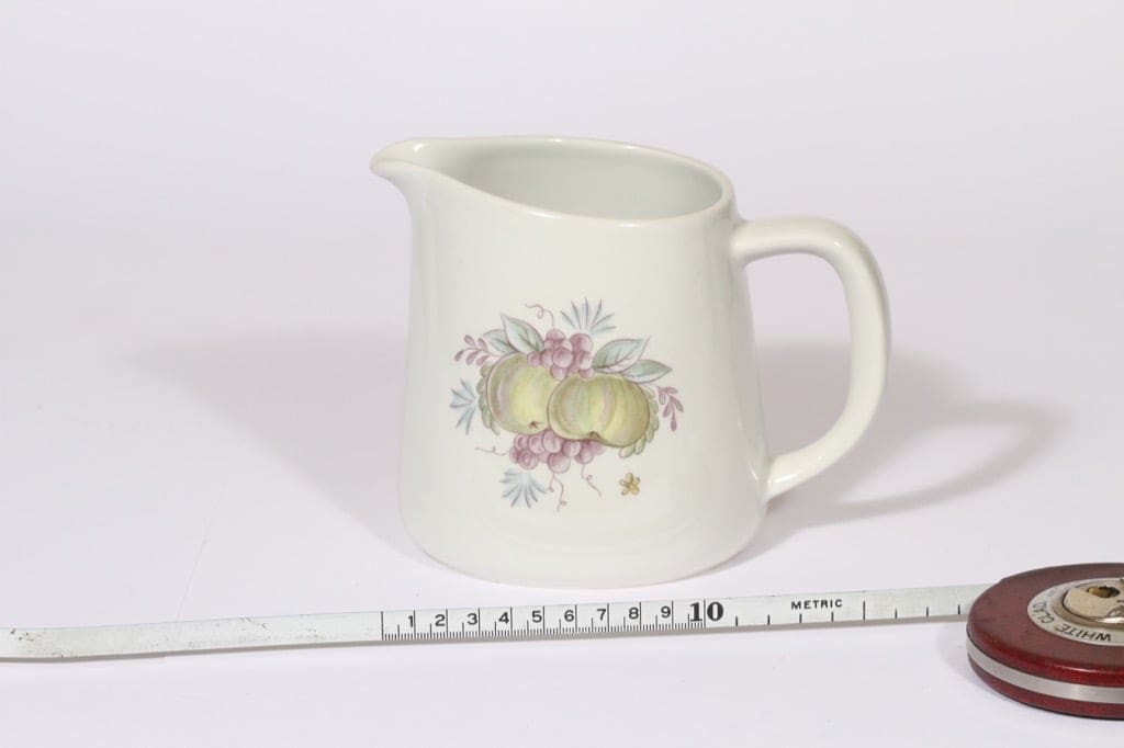 Arabia Sylvi jug, 0.75 l, designer Kaarina Aho, silk screening, flower theme, 2