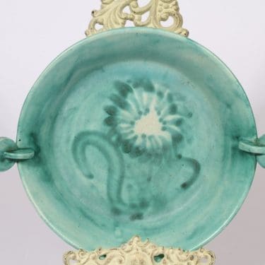Kupittaan savi 216 1 bowl, hand-painted, signed