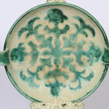 Kupittaan savi 342 bowl, hand-painted, designer Alice Baumert, big, masssigned