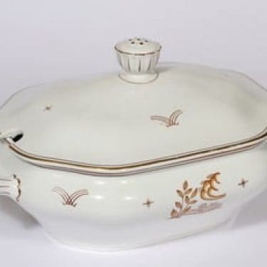 Arabia Säde liemikulho, suunnittelija , serikuva, art deco