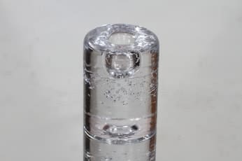 Iittala Arkipelago kynttilänjalka, kirkas, suunnittelija Timo Sarpaneva, pieni