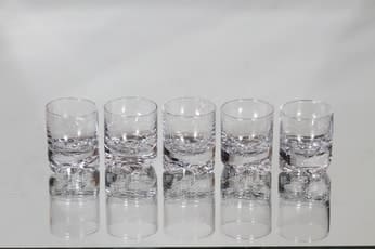 Iittala Gaissa snapsilasit, 4 cl, 5 kpl, suunnittelija Tapio Wirkkala, 4 cl