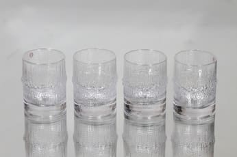 Iittala Niva snapsilasit, 8 cl, 4 kpl, suunnittelija Tapio Wirkkala, 8 cl
