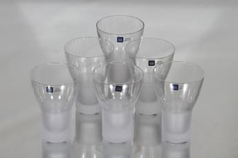 Iittala Marius lasit, 10 cl, 6 kpl, suunnittelija Markku Salo, 10 cl, matta