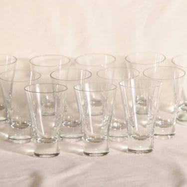 Iittala Aarne lasit, 14 cl, 12 kpl, suunnittelija Görän Hongell, 14 cl