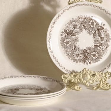 Arabia Elina plates, 4 pcs, designer Esteri Tomula