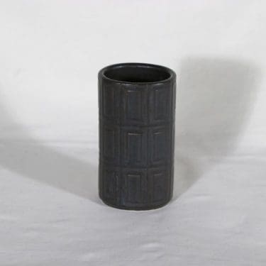 Arabia Oliivi vase, brown, Olga Osol