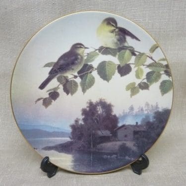 Arabia bird, Pajulintuja, designer von Wright, silk screening, little bird theme