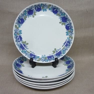 Arabia plate, 6 pcs, retro