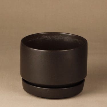 Arabia SN1 flowerpot, brown, designer Richard Lindt
