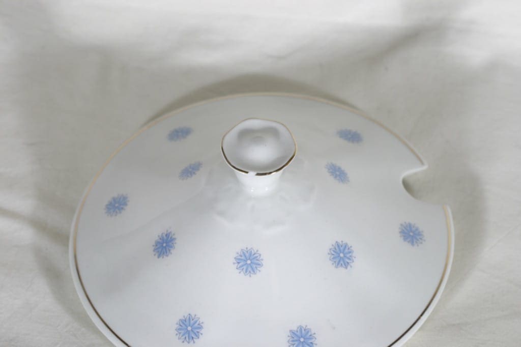 Arabia Fenno soup bowl, blue, silk screening, ornament, 2