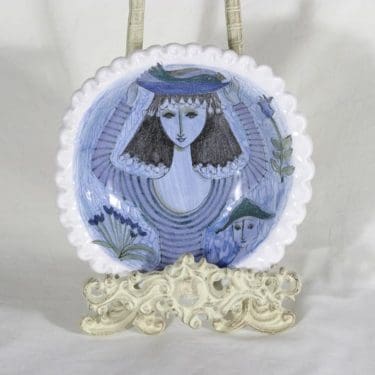 Arabia HLA 101/1 decorative plate, hand-painted, designer Hilkka-Liisa Ahola,signed, unique