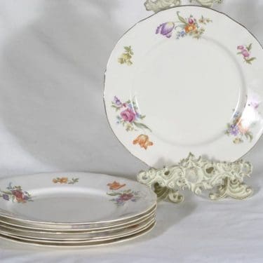 Arabia Kesäkukka dinner plate, 8 pcs, transfer