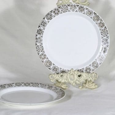 Arabia Kekri dinner plates, 2 pcs, designer Raija Uosikkinen, decorative printing