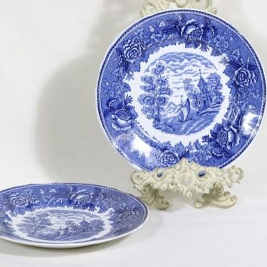 Arabia Maisema dinner plates, 2 pcs, copper ornament