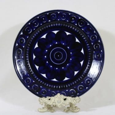 Arabia Valencia fruit plate, hand-painted, designer Ulla Procope, big, signed