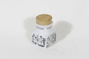 Arabia maustekuvio spice jar, pepper, designer Esteri Tomula, silk screening