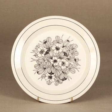 Arabia Krokus II dinner plate, designer Esteri Tomula, silk screening