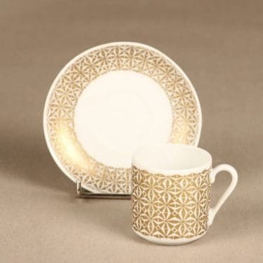 Arabia Haaremi mocca cup, gold, Esteri Tomula