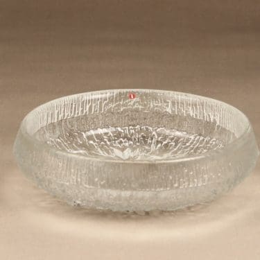 Iittala Lunaria bowl, clear designer Tapio Wirkkala