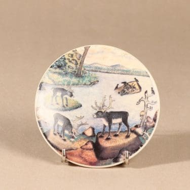 Arabia wall plate, Inarinjärven rannalla, designer Andreas Alariesto