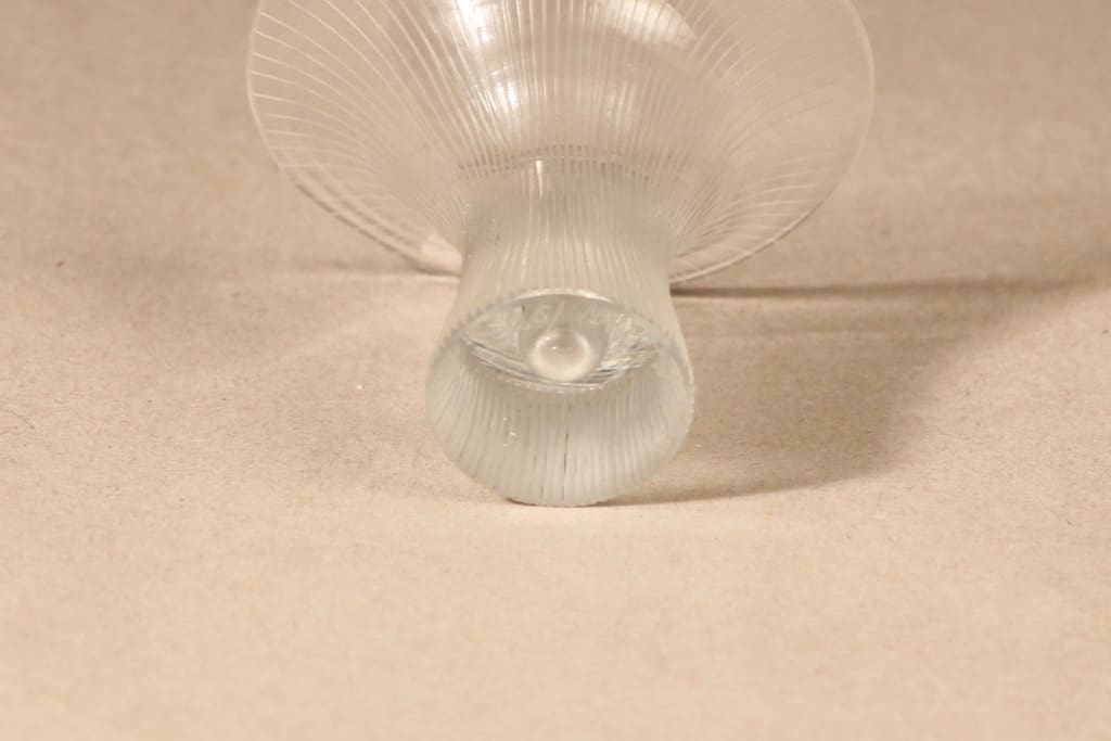 Iittala art glass, Kantarelli, designer Tapio Wirkkala, signed, line polished, 4