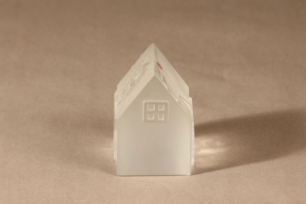 Iittala Iittalan kylä wooden house, signed, numbered, designer Jorma Vennola, 2