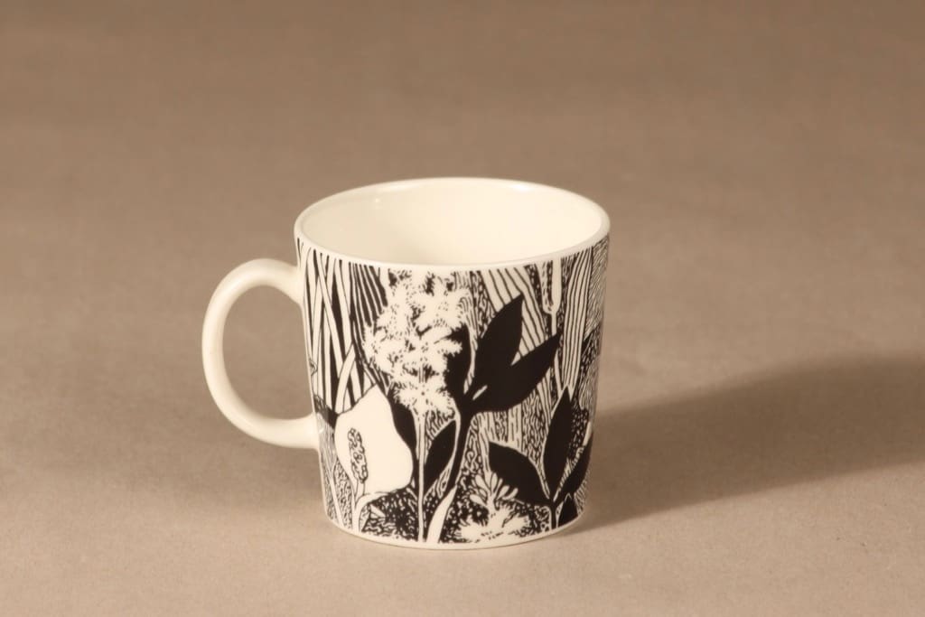 Arabia muumi mug, Muumipeikko unelmoi, designer Tove Slotte, silk screening, limited edition, 2