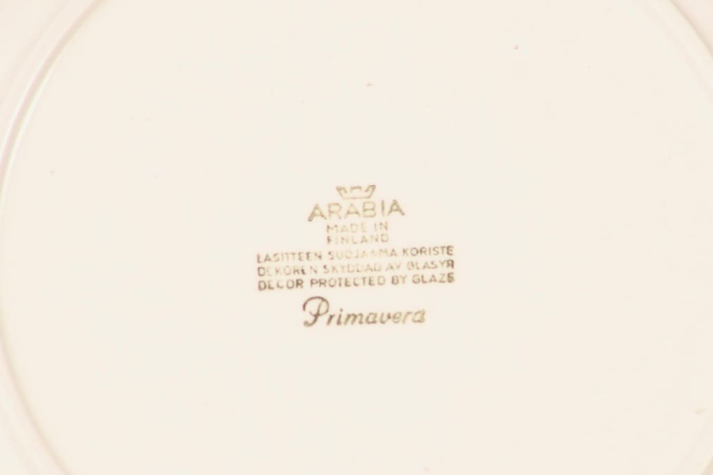 Arabia Primavera plate, Esteri Tomula, 2