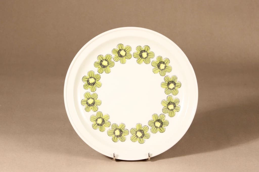 Arabia Primavera dinner plate, Esteri Tomula