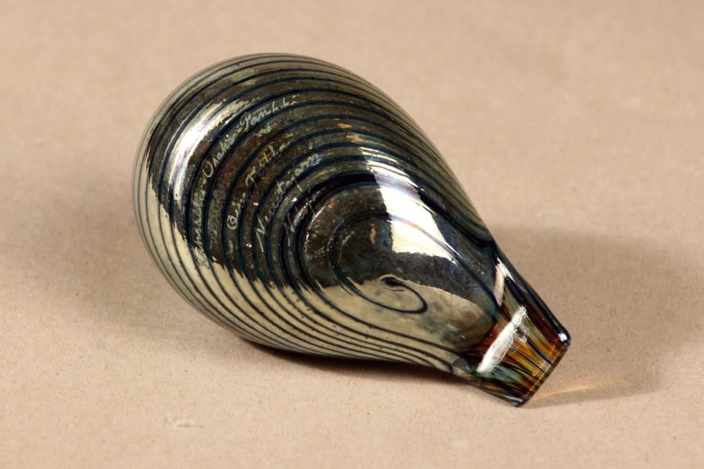 Nuutajärvi company bird, Kansallis-osake-Pankki, designer Oiva Toikka, signed, 4