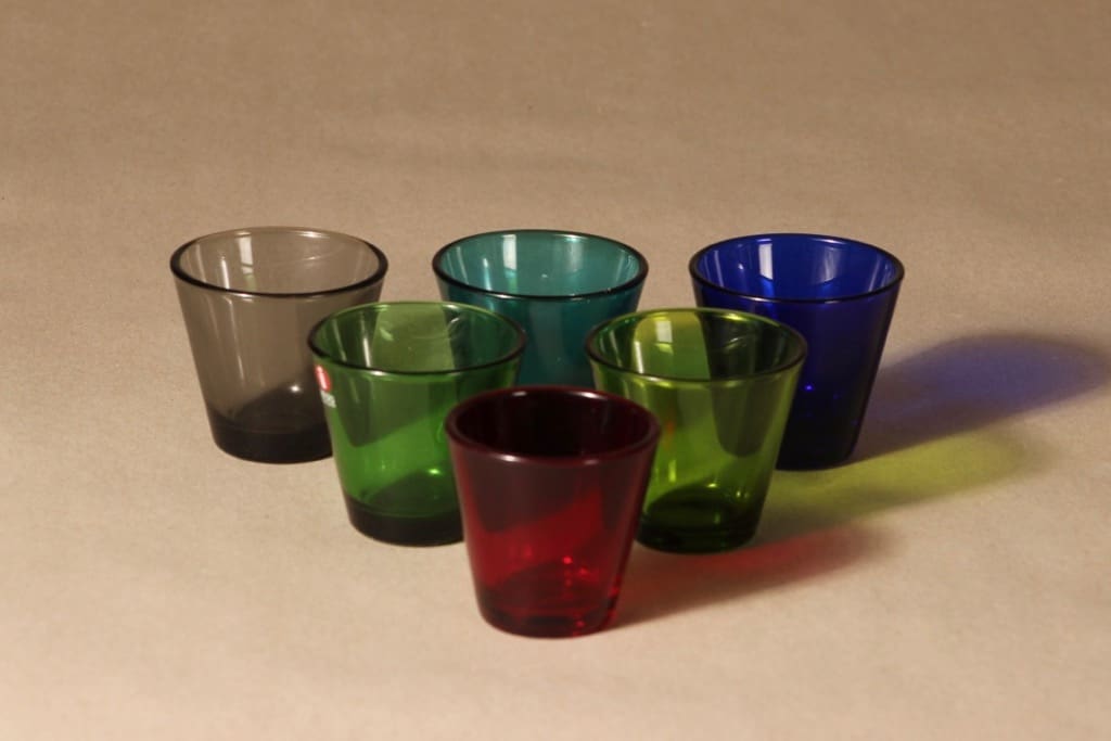 Iittala Kartio snapsilasi, 6 cl, 6 kpl, suunnittelija Kaj Franck, 6 cl, 6 cl, 6 kpl, pieni