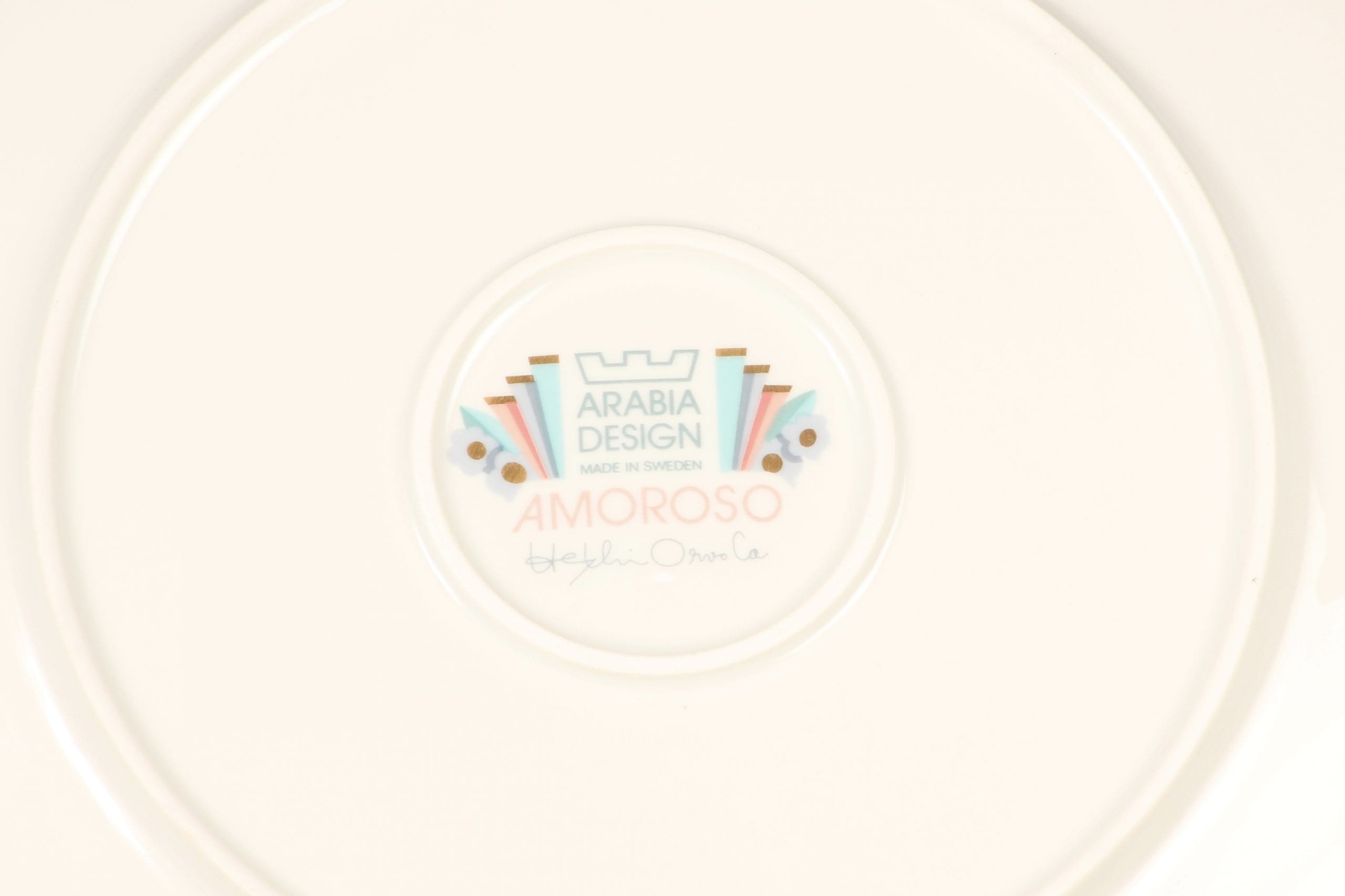 Arabia Amoroso dinner plate designer Heikki Orvola 3