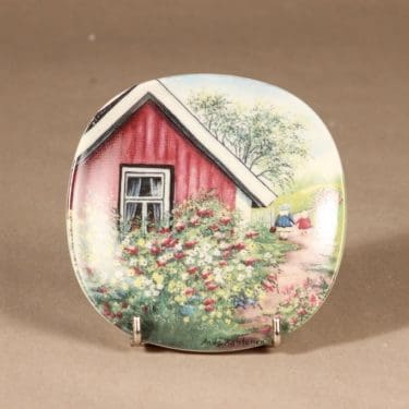 Arabia wall plate Old-time Spring designer Anita Rantanen-Siemers 