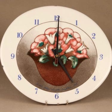 Arabia clock Flower time designer Heljä Liukko-Sundström