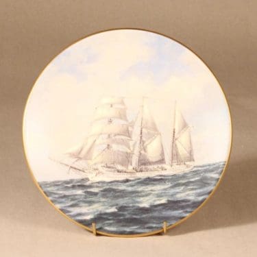 Arabia Merilinja wall plate Schooner Uljas