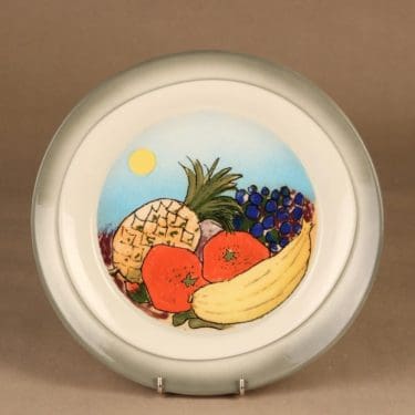 Arabia Tuuli lautanen Southern fruits designer Heljä Liukko-Sundström 